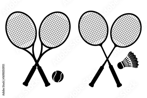 Tennis and Badminton Rackets