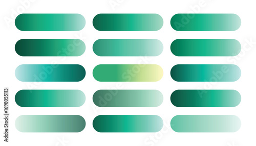 Metallic Jade Green Gradient Collection