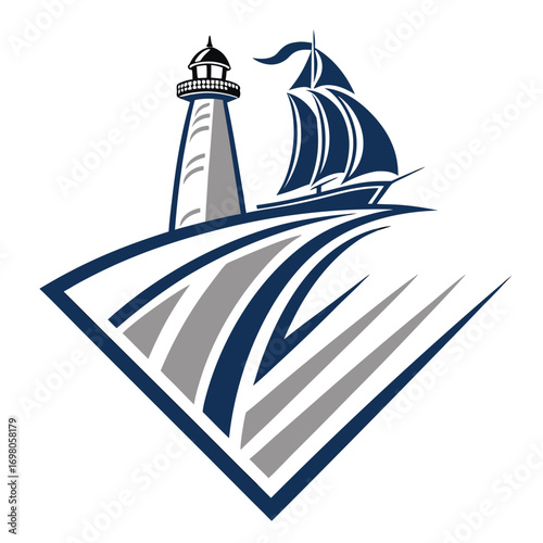 Modern sharp letter b logo design for professional finance company