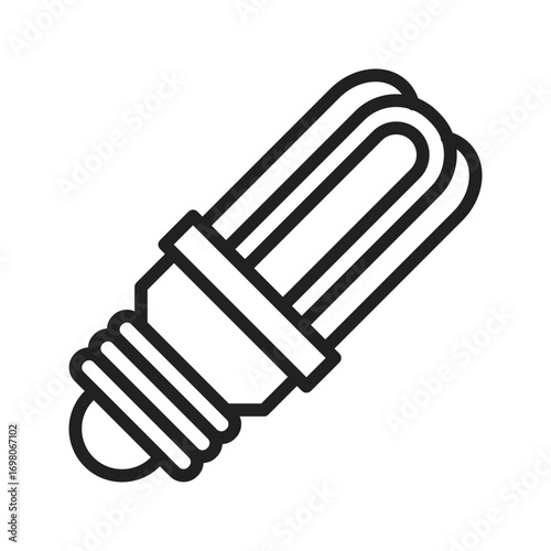 Energy-Saving Bulbicon vector image. Suitable for mobile apps, web apps and print media.