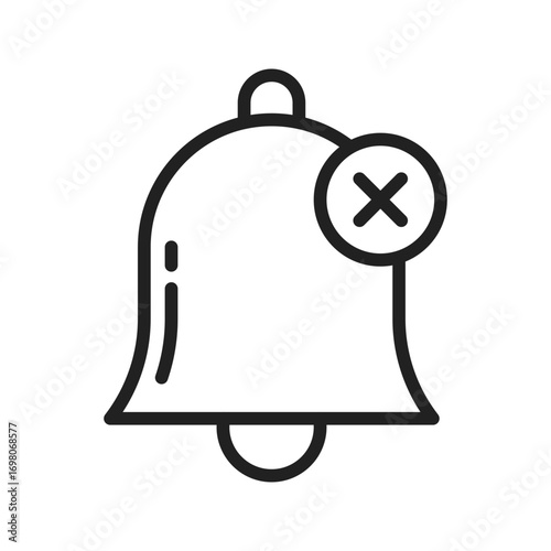 Notification Officon vector image. Suitable for mobile apps, web apps and print media.