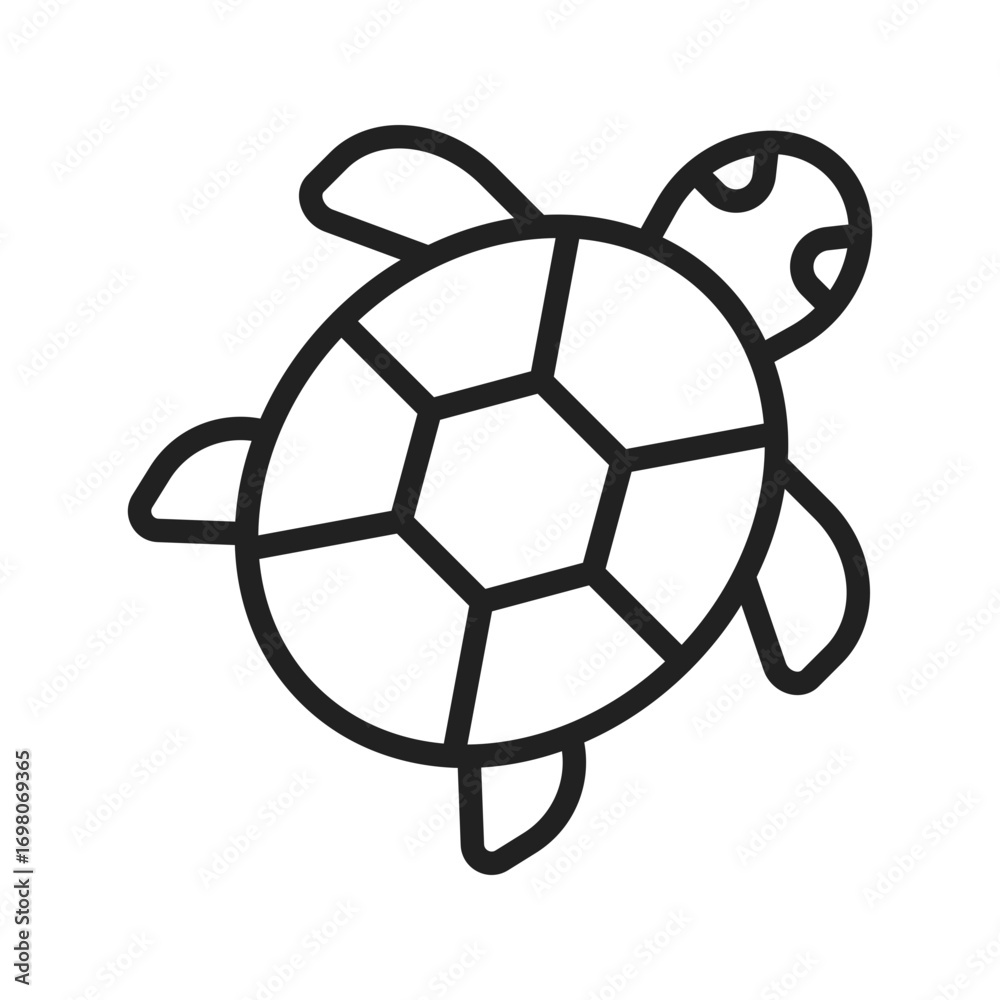 Obraz premium Sea Turtleicon vector image. Suitable for mobile apps, web apps and print media.