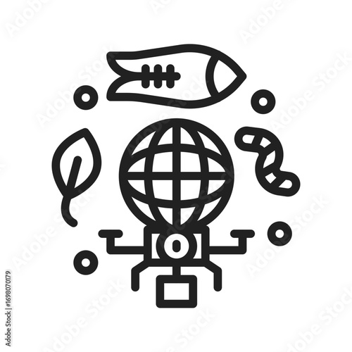 Wildlife Protectionicon vector image. Suitable for mobile apps, web apps and print media.