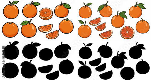 Bananas in various stages of ripeness with transparent background