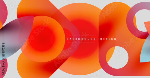 Abstract fluid shapes, vibrant colors, dynamic composition. Modern design elements create visually appealing background.