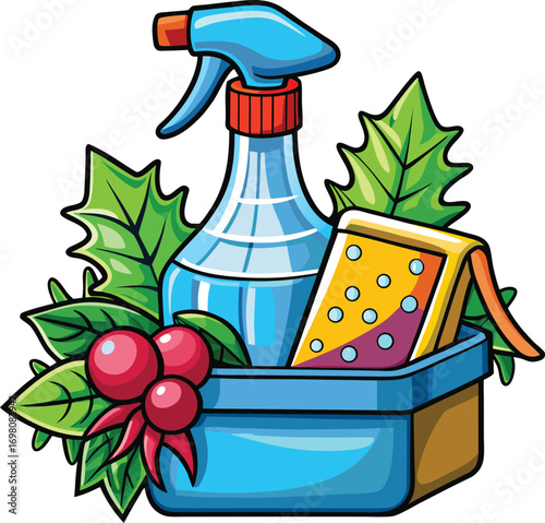 Christmas Home Organization Cleaning Supplies Holiday Cheer