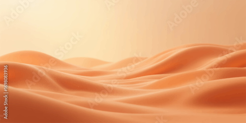 Pink silk and satin fabric background with soft flowing waves and smooth texture