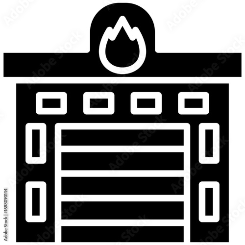 Fire Station Icon