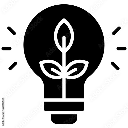 Ecologic Bulb Icon