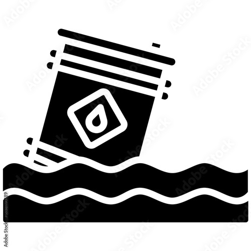 Oil Pollution Icon