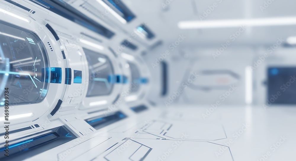 Fototapeta premium Chromatic Corridor