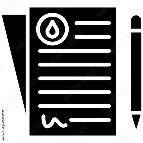 Oil Contract Icon