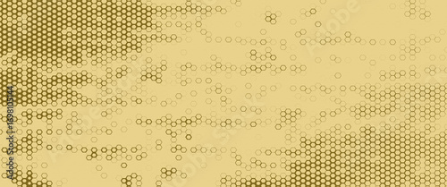 An abstract golden halftone texture background image.