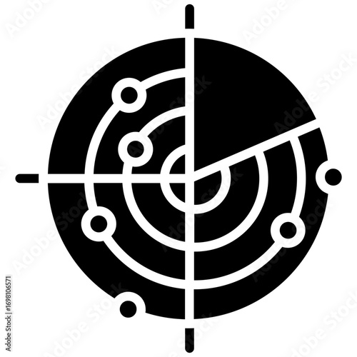 Marine Radar Icon