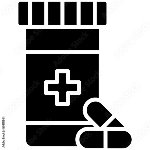 Pills Bottle Icon