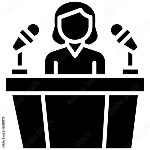 Press Secretary Icon