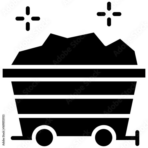 Gold Cart Icon