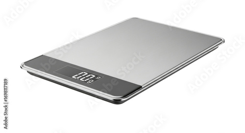 A Modern Digital Kitchen Scale Isolated Transparent PNG