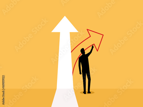 Businesspeople determine their own path
