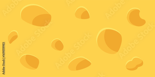 Cheese texture with holes pattern, background