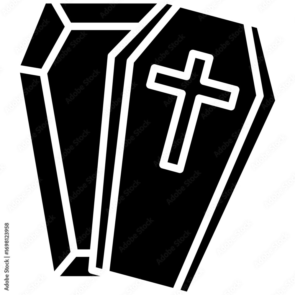 Obraz premium Coffin Icon