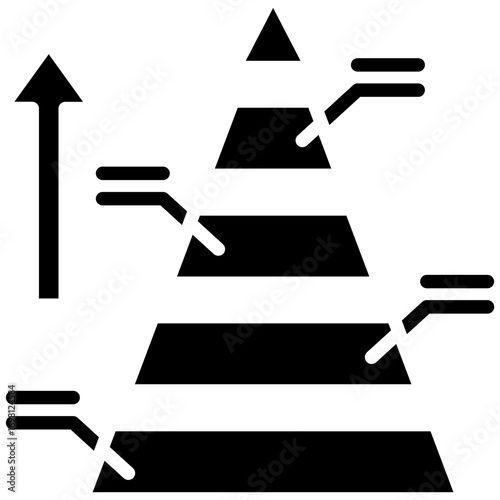 Pyramid Chart Icon