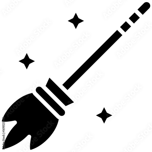 Flying Broom Icon