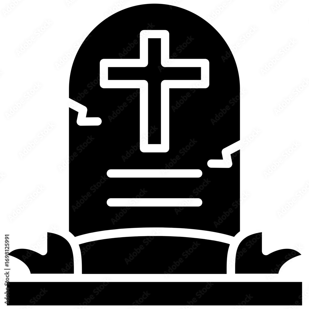 Obraz premium Tombstone Icon