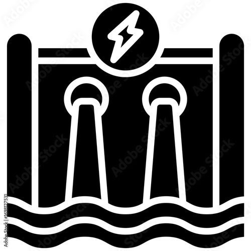 Hydroelectricity Icon