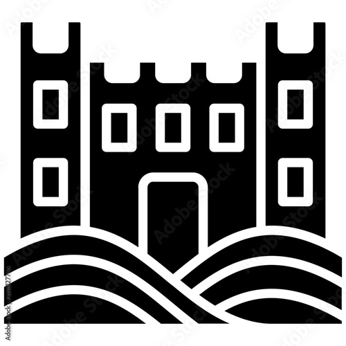 Castle Landscape Icon