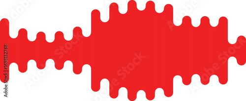 red paint and drops of blood, dripping paint on the wall, thick paint