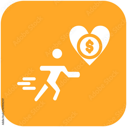 Charity Run Icon