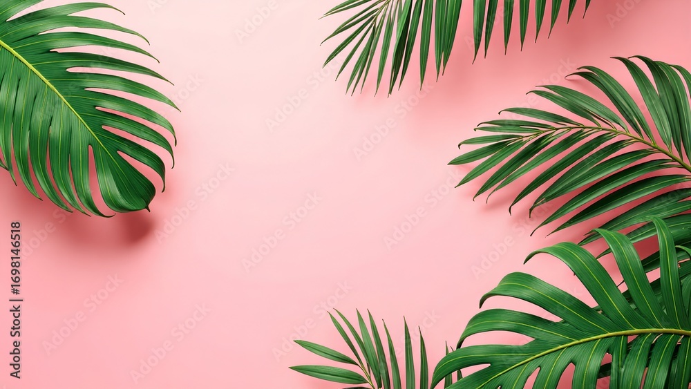 Fototapeta premium palm tree leaves