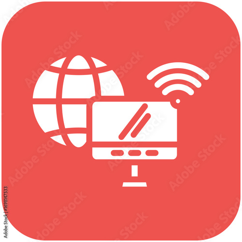 Remote Work Icon