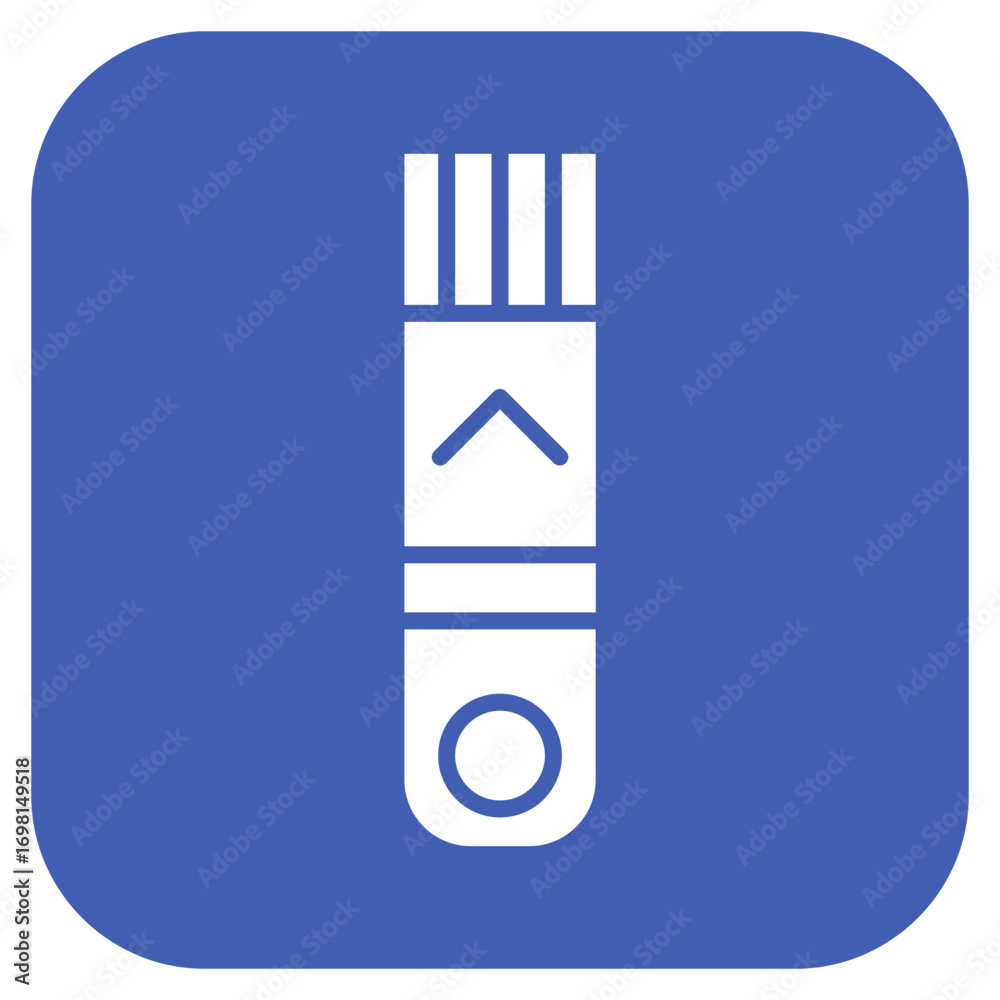 Fototapeta premium Blood Glucose Test Strips Icon