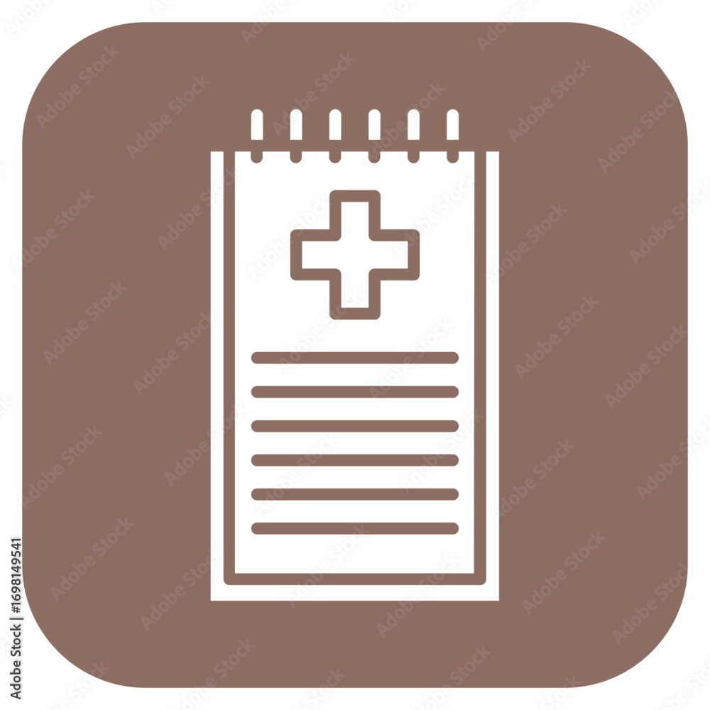 Obraz premium Diabetes Care Plan Icon