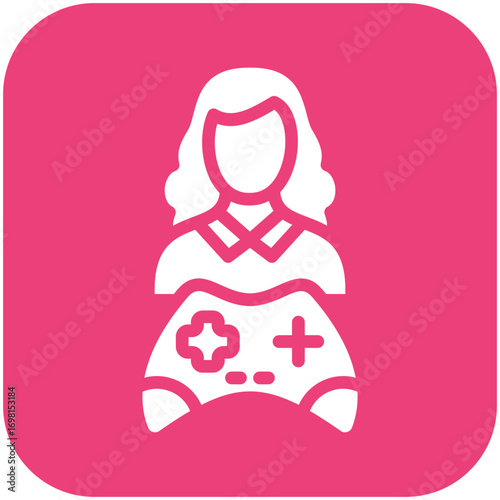 Gamer Female Icon