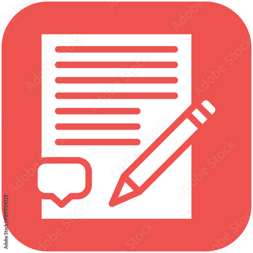Speech Writing Icon