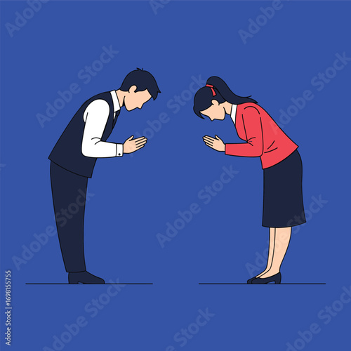 Cultural etiquette and respectful greetings understanding the nuances of bowing and politeness in interactions