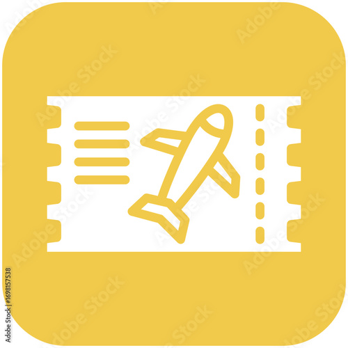 Flight Ticket Icon