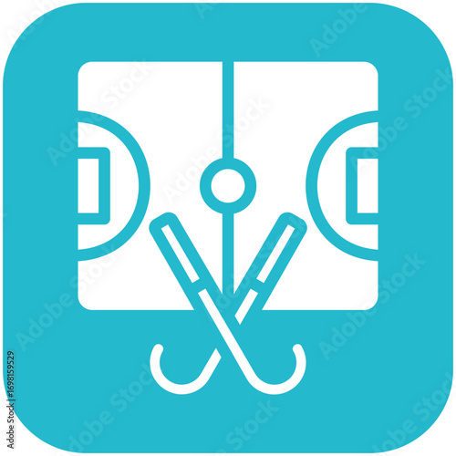 Field Hockey Sticks Icon