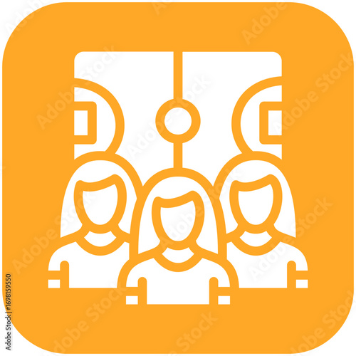 Field Hockey Female Team Icon