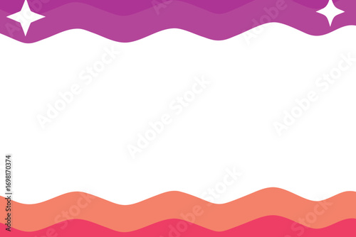 Abstract background with gradient shapes border with white center space for banner, presentation, poster, flyer, and digital design projects