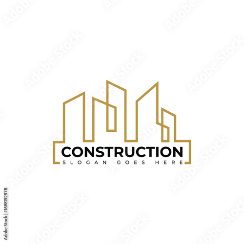 Creative Abstract Construction Logo