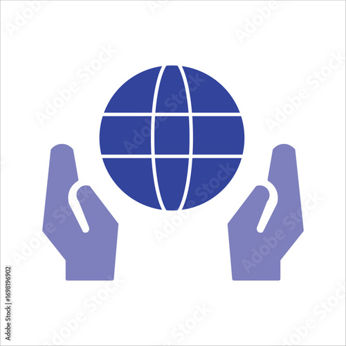 worldwide icons. simple colored vector