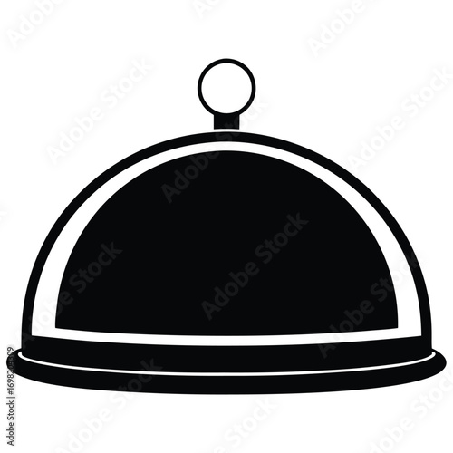 glass cover lid vector icon