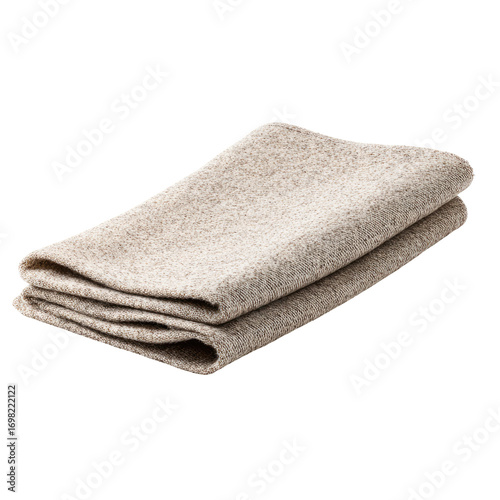 Folded light beige cloth