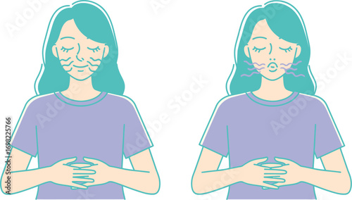 Woman practicing deep breathing exercises for relaxation and stress relief