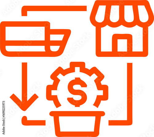store marketplace vector icon