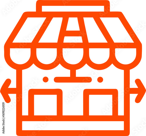 store marketplace vector icon